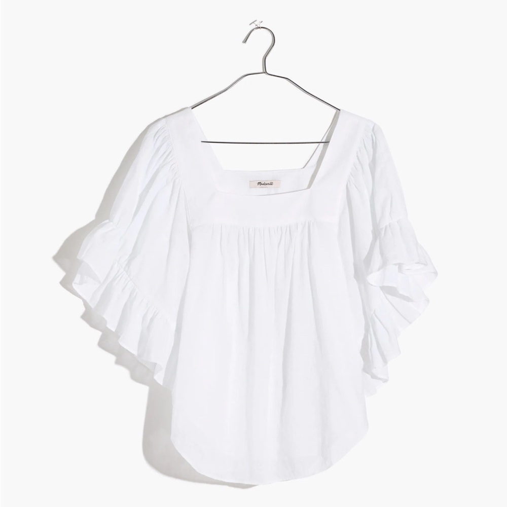 Madewell | Flutter-Sleeve Butterfly Top